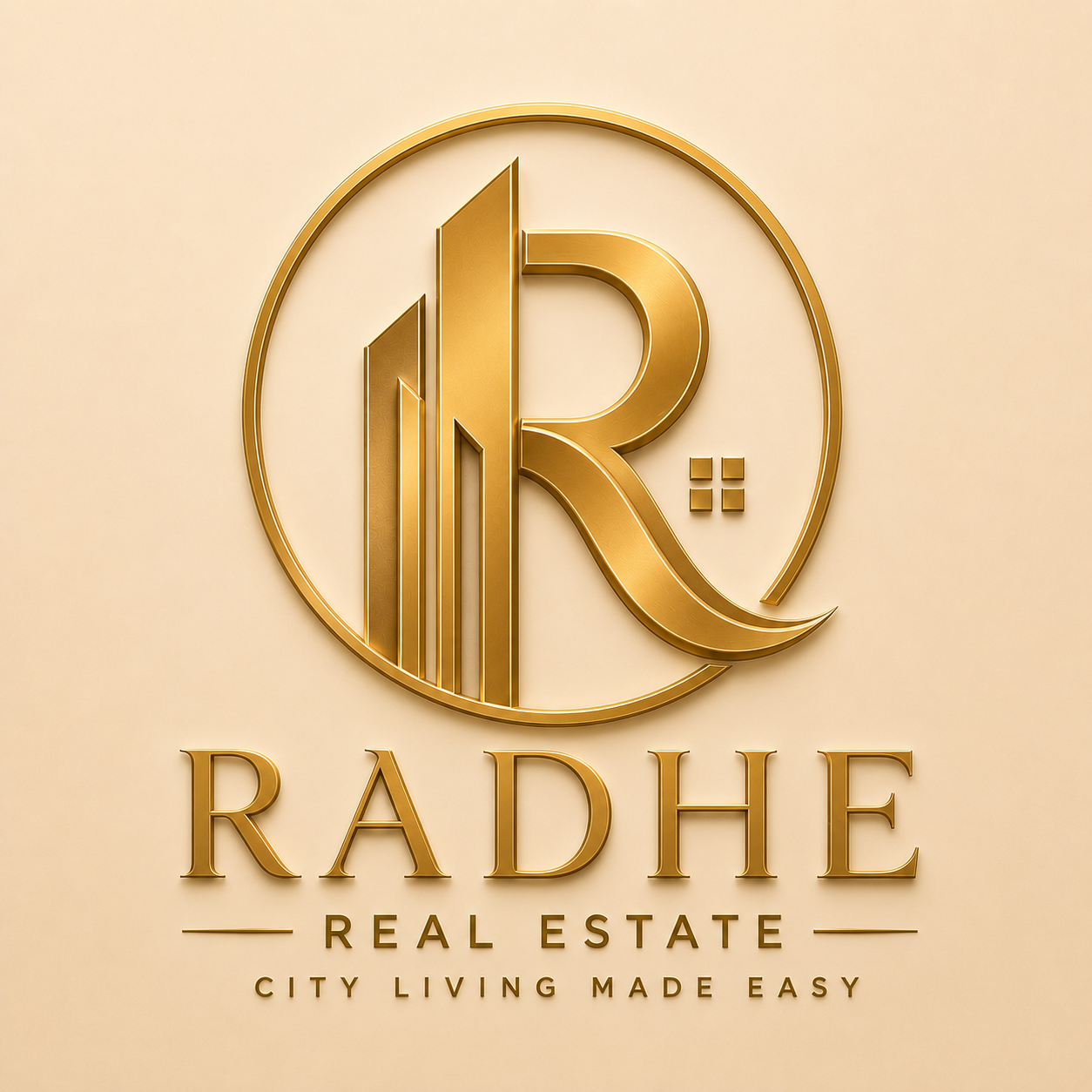 Radhe Real Estate Logo
